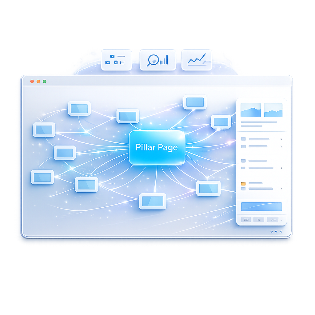 Topic Clusters y mapa de contenidos SEO con IA